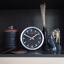 19cm NeXtime Station Stripe Table & Wall Clock